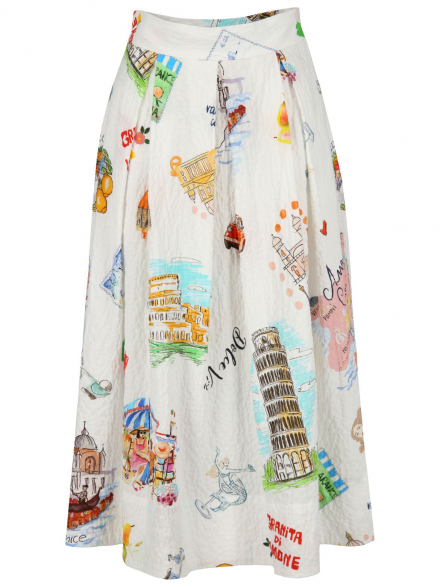 Sem Per Lei – Sem Per Lei - Midirock mit Italienprint