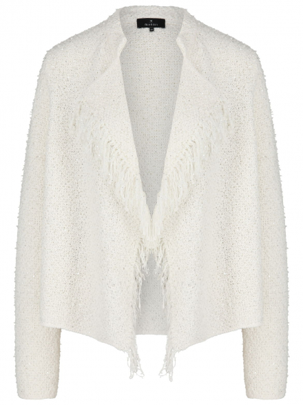 Monari – Monari - Stickjacke mit Mini-Pailletten