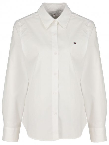Tommy Hilfiger – Tommy Hilfiger - Hemdbluse mit Logostickerei