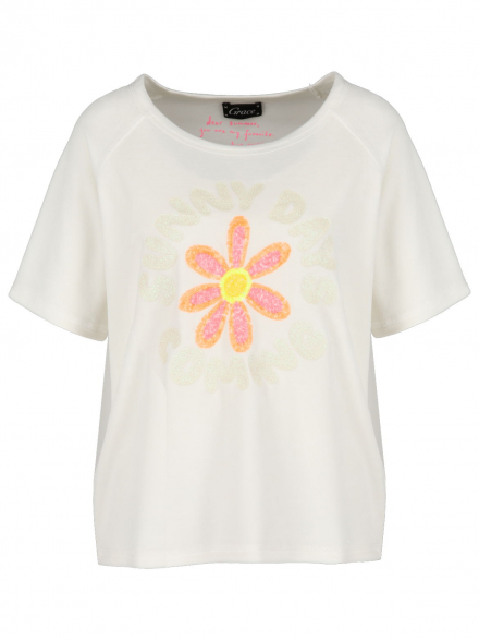 Grace – Grace - Nicki-Shirt mit Pailletten