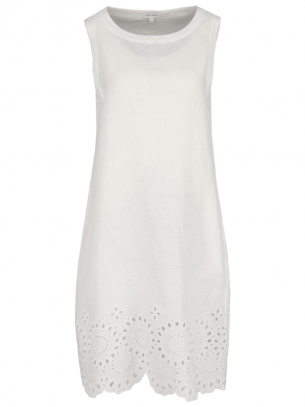 Rena Marx – Rena Marx - Leinenkleid mit Broderie Anglaise