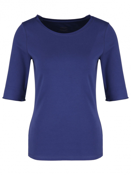 Marc Cain – Marc Cain - T-Shirt mit Seidenkante