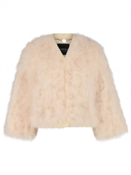 Marc Cain – Marc Cain - Kurze Jacke mit Federn