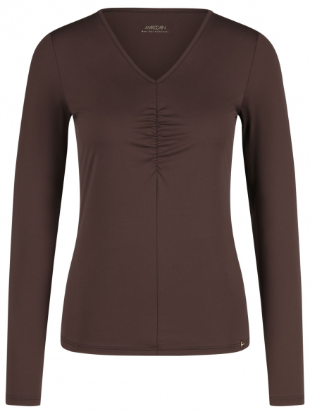 Marc Cain – Marc Cain - Langarmshirt mit Raffung