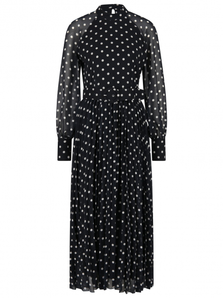 Van Laack – Van Laack - Maxikleid mit Punkten