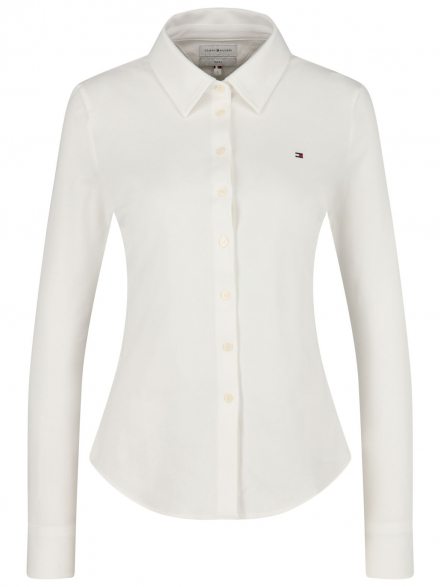 Tommy Hilfiger – Tommy Hilfiger - Bluse SLIM PIQUE Shirt
