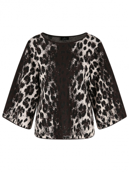 Monari – Monari - Pullover aus Leo-Jacquard