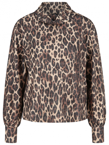 Monari – Monari - Sweatshirt mit Leoprint