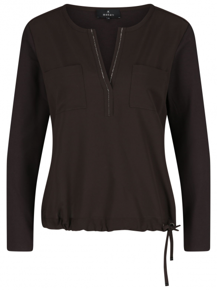 Monari – Monari - Blusenshirt mit Strassbesatz