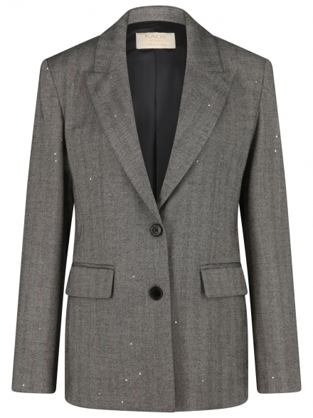 Kaos Jeans – Kaos Jeans - Blazer mit Mini-Pailletten