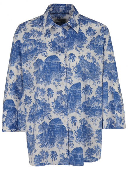 Rossana Diva – Rossana Diva - Hemdbluse mit Print
