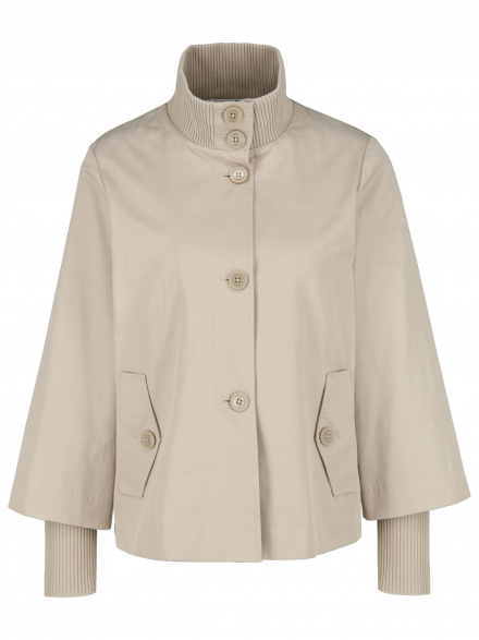 S.Oliver Black L. – S.Oliver Black L. - Jacke mit Rippstrickbündchen