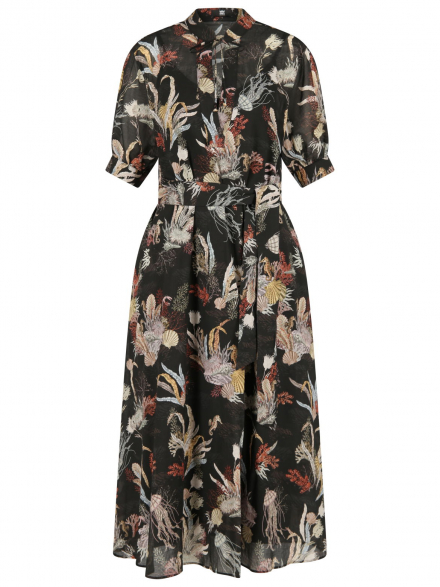 Riani – Riani - Maxikleid mit Meeresprint