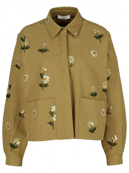 JC Sophie – JC Sophie - Overshirt mit Blumenapplikationen