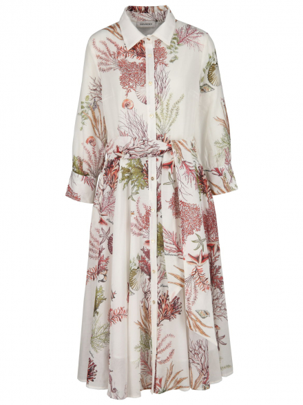 Shirtaporter – Shirtaporter - Hemdblusenkleid mit Bindegürtel