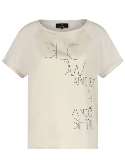 Monari – Monari - Shirt mit Schriftzug