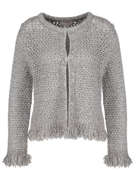 Hemisphere – Hemisphere - Strickjacke mit Fransen