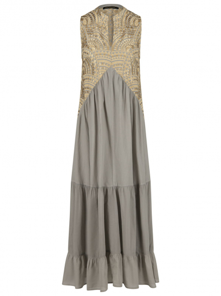Greek Archaic Kori – Greek Archaic Kori - Maxikleid mit Stickerei