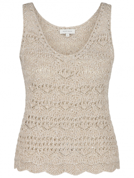 Rena Marx – Rena Marx - Stricktop mit Mini-Pailletten
