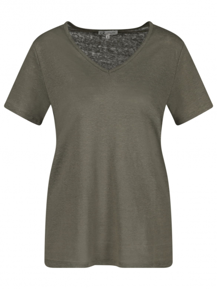 Hearts&More – Hearts&amp;More - T-Shirt aus Leinen-Jersey