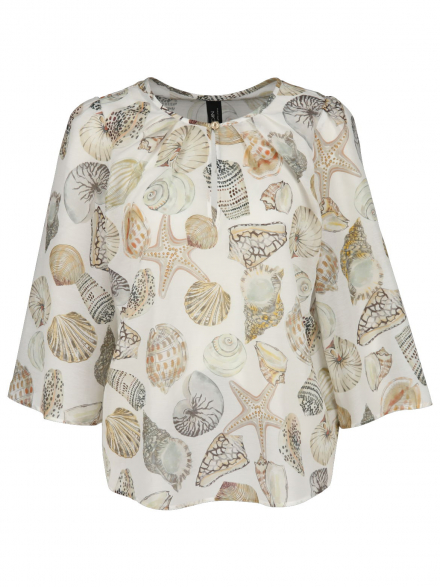 Marc Cain – Marc Cain - Tunikabluse mit Print