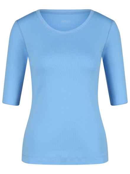Marc Cain Sport – Marc Cain Sport - Shirt aus Feinripp-Jersey