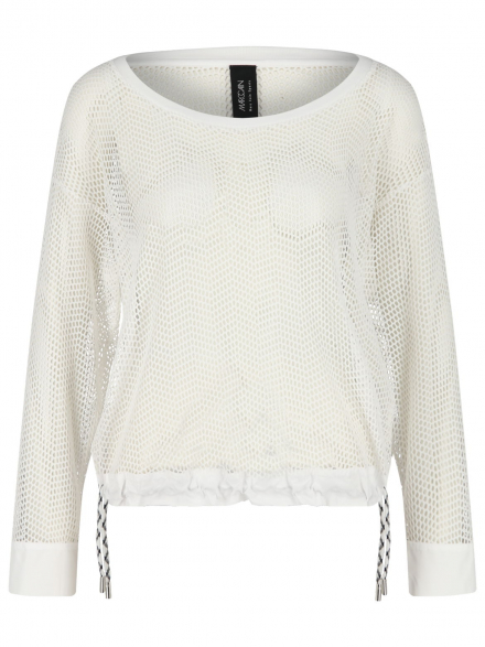 Marc Cain Sport – Marc Cain Sport - Shirt aus Mesh
