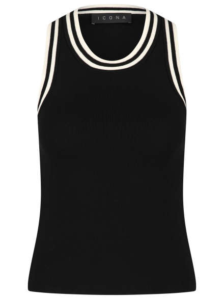 Icona – Icona - Stricktop mit Kontrastkanten