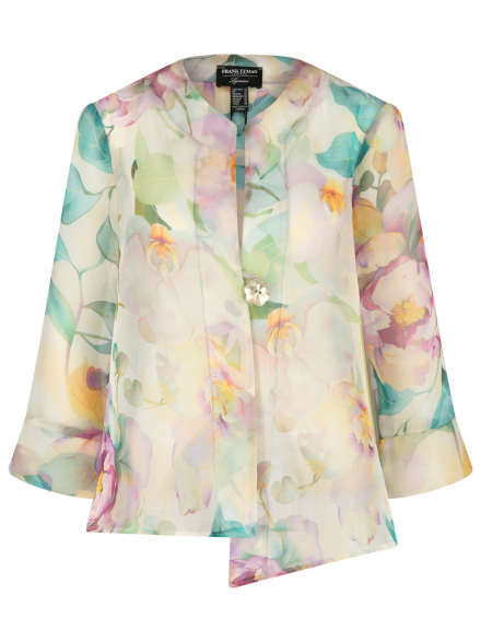 Frank Lyman – Frank Lyman - Organza-Jäckchen mit Print