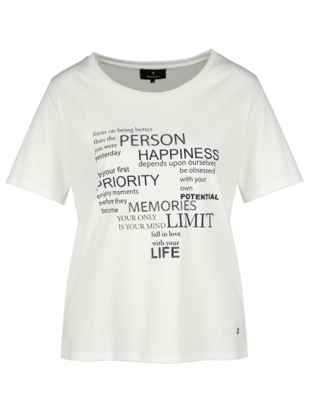 Monari – Monari - T-Shirt mit Frontdruck