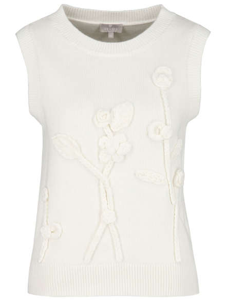 Hearts&More – Hearts&amp;More - Pullunder mit Blumenapplikation