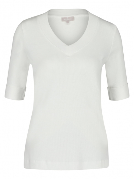 Hearts&More – Hearts&amp;More - Basicshirt aus Feinripp