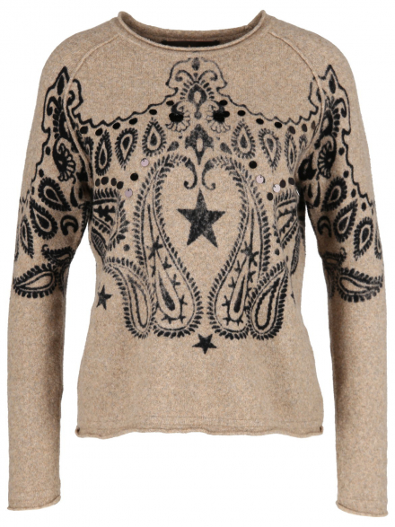 Grace – Grace - Pullover mit Inside-Out Print