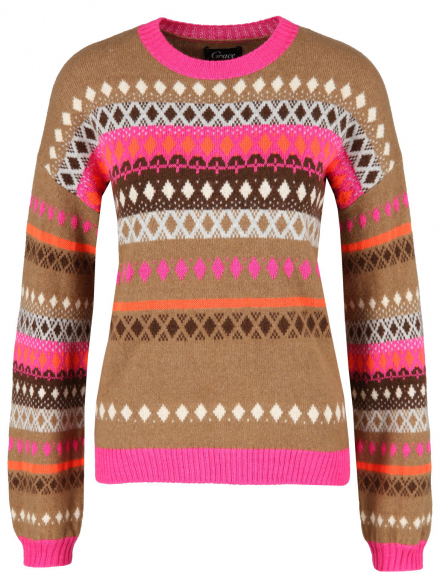 Grace – Grace - Pullover mit Jacquard-Muster