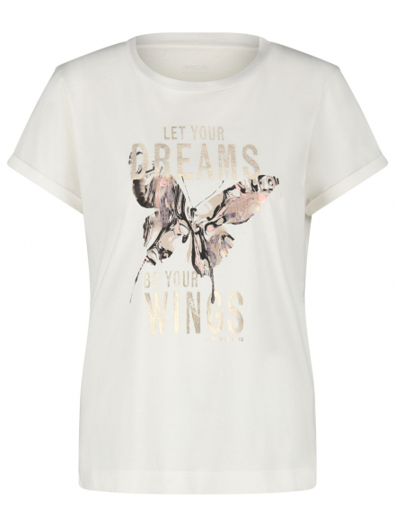 Marc Cain Sport – Marc Cain Sport - T-Shirt mit Applikation