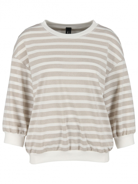 Marc Cain Sport – Marc Cain Sport - Shirt mit Lurex-Streifen