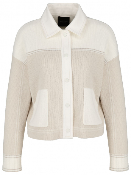 Marc Cain Sport – Marc Cain Sport - Strickjacke mit Denim-Details