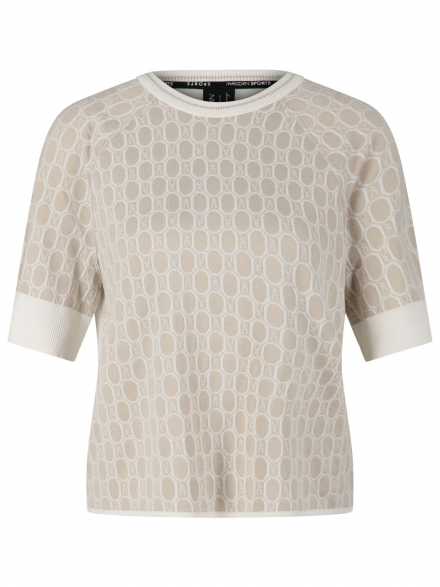 Marc Cain Sport – Marc Cain Sport - Strickshirt in Jacquard-Optik