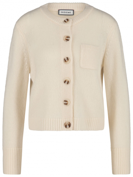 Insieme – Insieme - Strickjacke mit Seide und Kaschmir