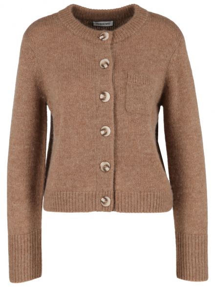 Insieme – Insieme - Strickjacke mit Seide und Kaschmir
