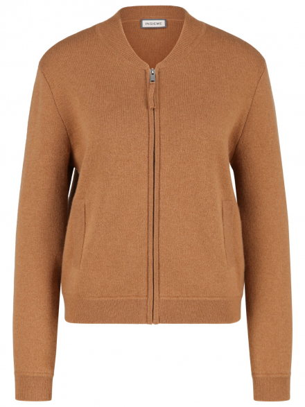 Insieme – Insieme - Strickblouson mit Kaschmir