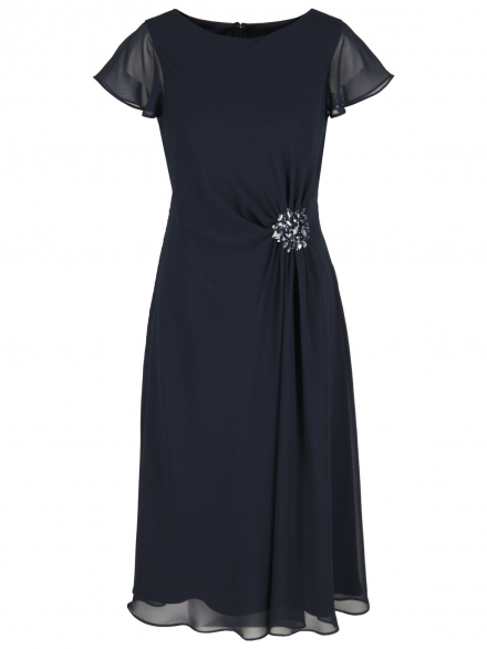 S.Milton – S.Milton - Cocktailkleid mit Strassapplikation