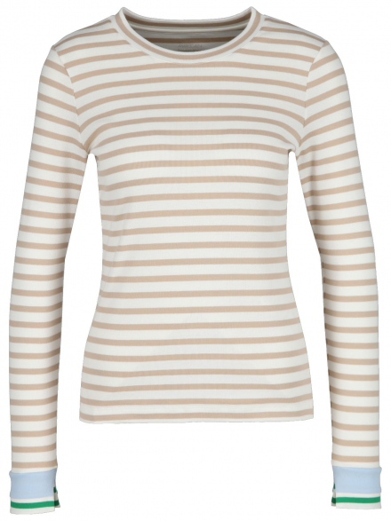 Marc Cain Sport – Marc Cain Sport - Langarmshirt aus Feinripp-Jersey