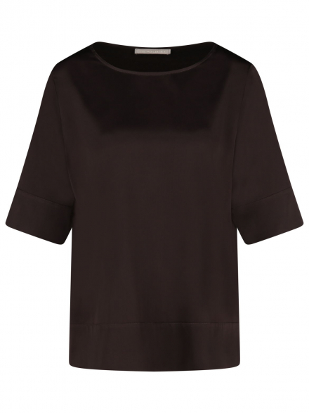 The Mercer – The Mercer - Blusenshirt aus Stretchseide