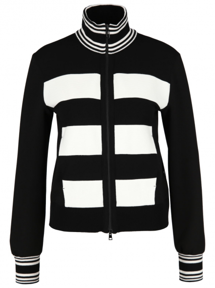Marc Cain Sport - Sweatjacke mit Blockstreifen