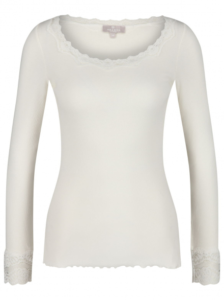 Hearts&More – Hearts&amp;More - Langarmshirt mit Spitze