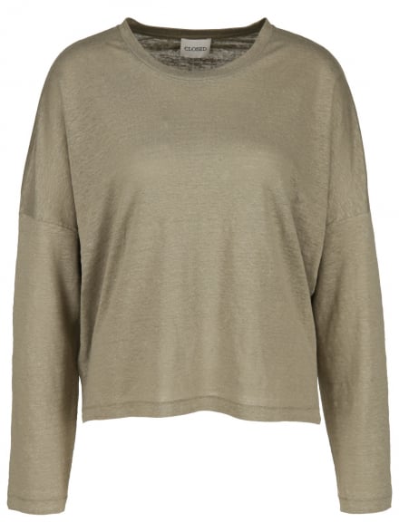 Closed – Closed - Langarmshirt aus Leinen