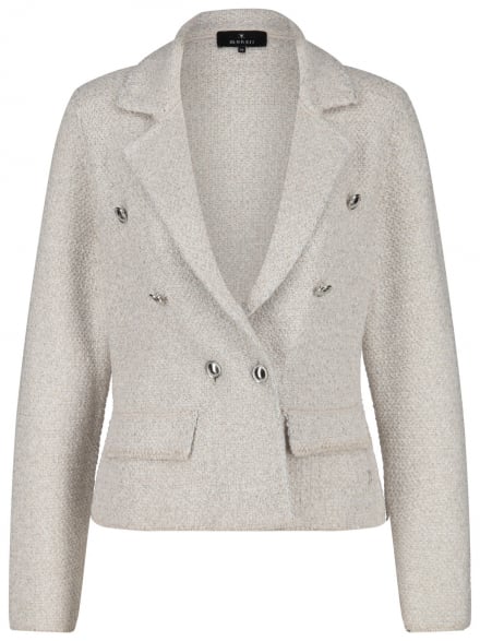 Monari - Strickblazer mit Glanzgarn