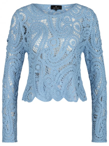 Monari – Monari - Pullover in Häkeloptik
