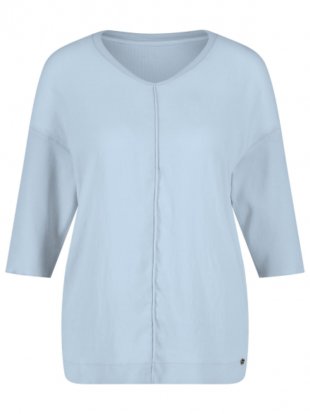 Marc Cain – Marc Cain - Shirt mit Materialmix